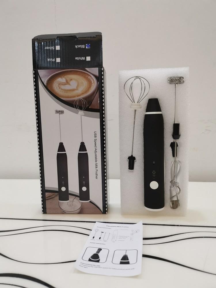 Imported Coffee moka foamer maker with grinder and electric milk frother handheld milk foamer mini coffee/milk frother