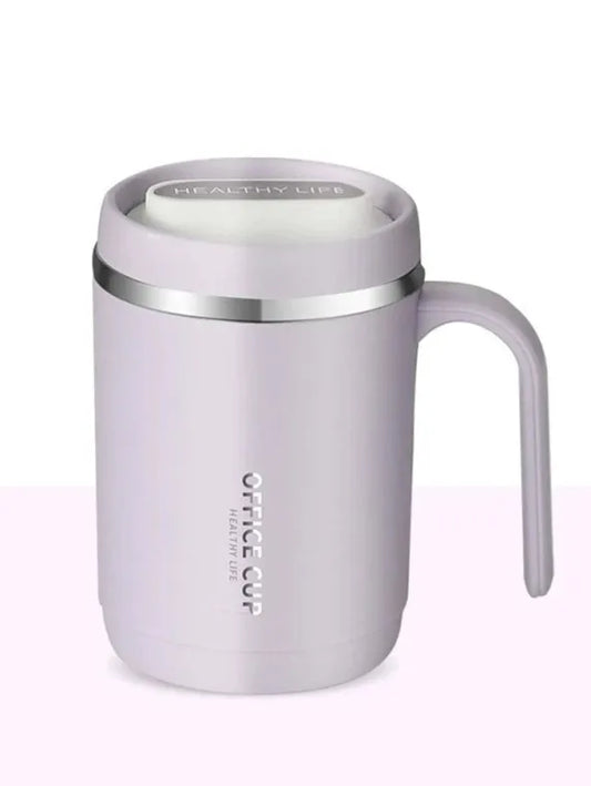 Coffee Mugs Hot Sale 500ml Purple Color 304 Stainless Steel Thermal Mug Breakfast Cup Travel Coffee Mugs
