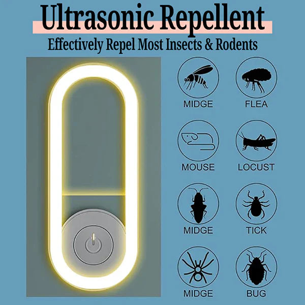 Ultimate LED Ultrasonic Mosquito Killer Light