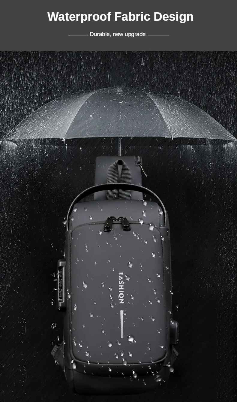 Multifunction Chest Bag – Waterproof, Durable & Stylish