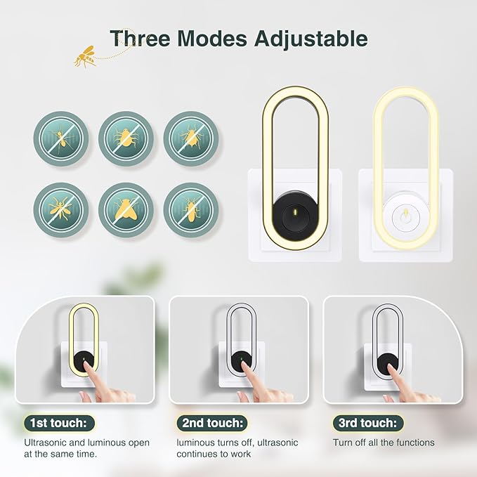 Ultimate LED Ultrasonic Mosquito Killer Light