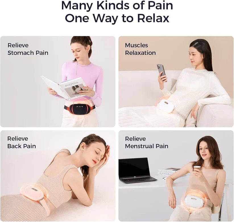 Electric Heating Belt for Menstrual Cramps & Lower Back Pain Relief