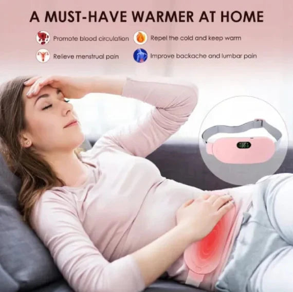 Electric Heating Belt for Menstrual Cramps & Lower Back Pain Relief
