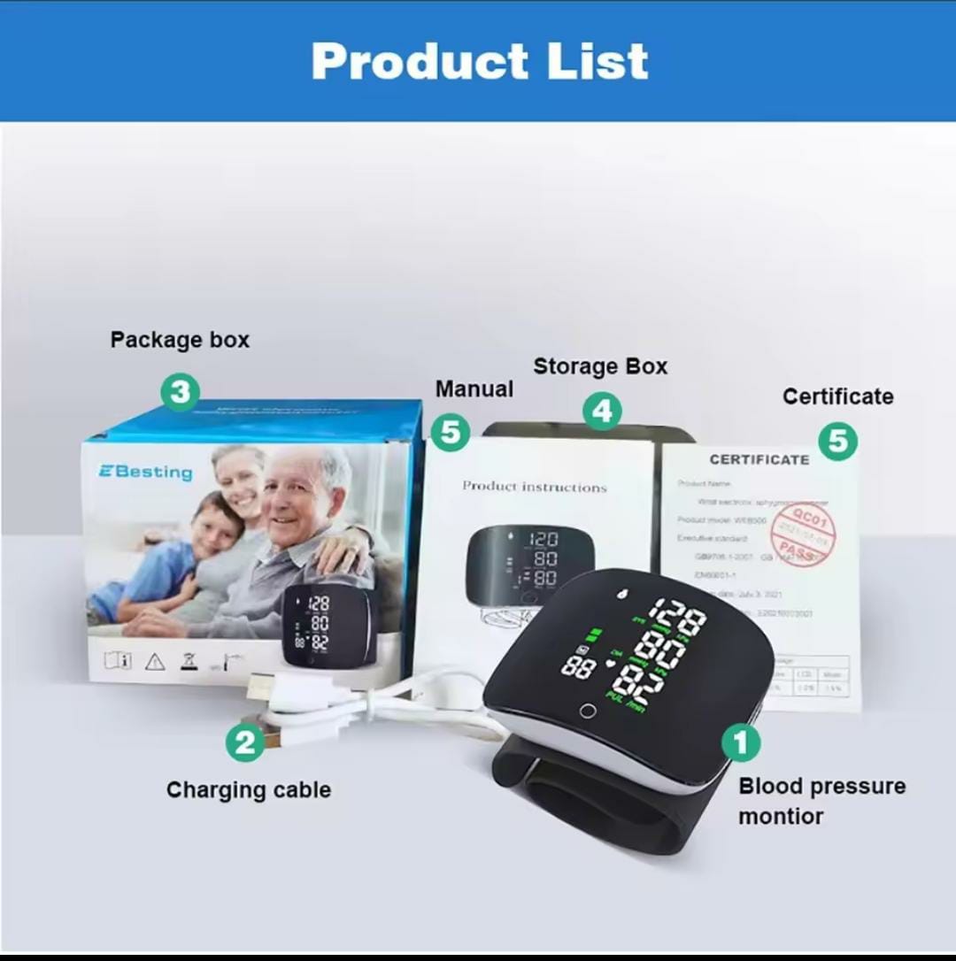 Wrist Blood Pressure Monitor