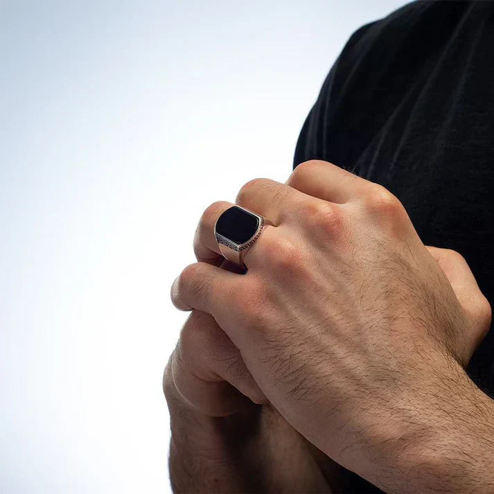 BLACK onyx Ring